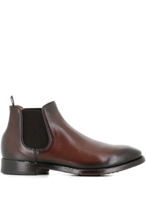 Officine Creative leather Chelsea boots - Brown