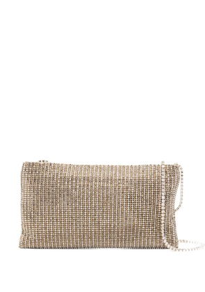 Benedetta Bruzziches Your Best Friend crystal-embellished clutch bag - Silver