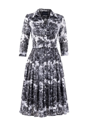 Samantha Sung cotton midi dress - Black