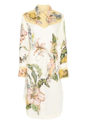 ALEMAIS Oleander midi dress - Yellow