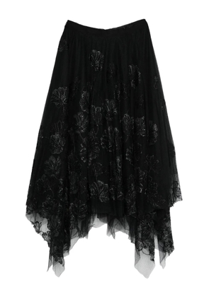 Marc Le Bihan asymmetric skirt - Black