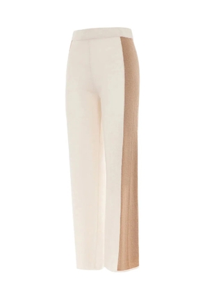 Akep side-stripe straight trousers - Neutrals
