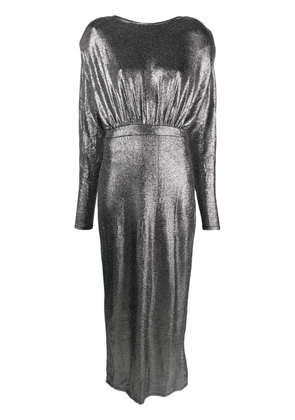 Gestuz EiraGZ metallic maxi dress - Silver