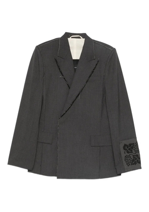 FEDERICO CINA seam-detail blazer - Grey