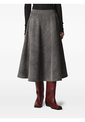 Roberto Collina A-line denim skirt - Grey