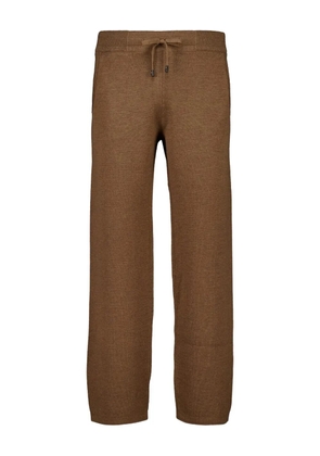 Piacenza Cashmere drawstring trousers - Brown