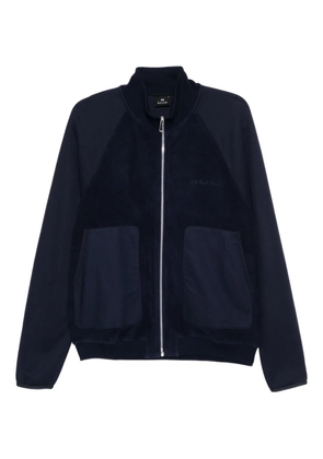 PS Paul Smith logo-embroidered jacket - Blue