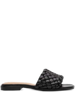 Flattered Minou woven-leather flat sandals - Black