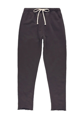 Les Tien drawstring raw-edge track pants - Brown