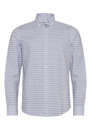 LOJA DAS MEIAS buttoned pattern shirt - White