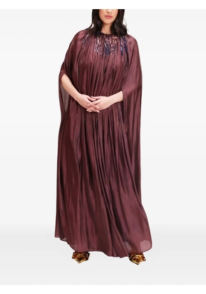 Baruni Samarah cape dress - Purple