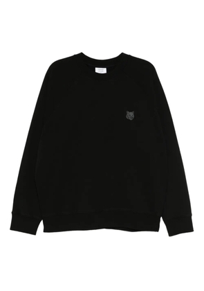 Maison Kitsuné fox-head patch sweatshirt - Black