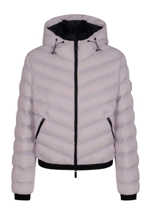 Moncler hooded quilted jacket - Pink