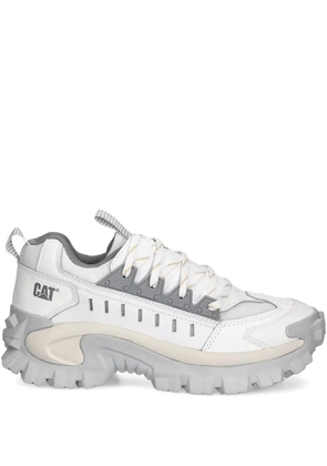 caterpillar Intruder lace-up chunky sneakers - White