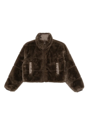 Save The Duck reversible faux-fur jacket - Brown