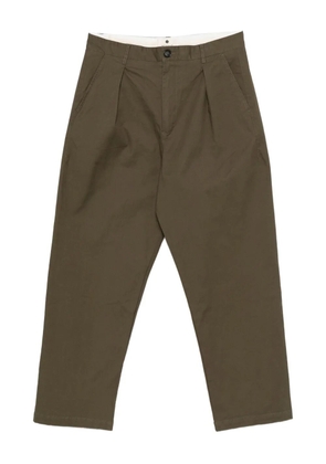 ANERKJENDT Akjakob pleated-front trousers - Green