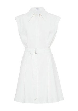 Brunello Cucinelli shirt dress - White