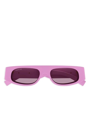Gucci Eyewear rectangle-frame sunglasses - Pink