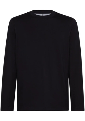 Brunello Cucinelli round-neck long-sleeve T-shirt - Black