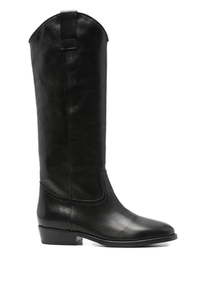 curiositè 30mm leather knee-high boots - Black
