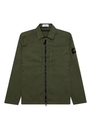 Stone Island Compass-badge zip-up jacket - Green
