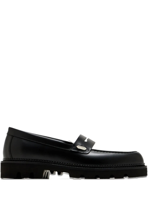 Collegium leather loafers - Black
