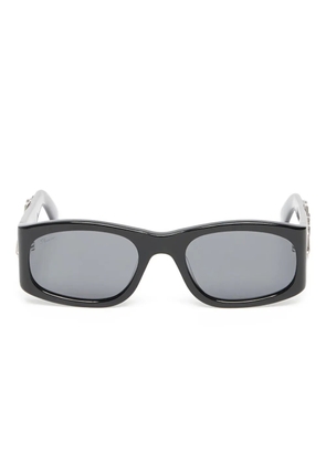 Pleasures x Akila Eazy rectangular-frame sunglasses - Black