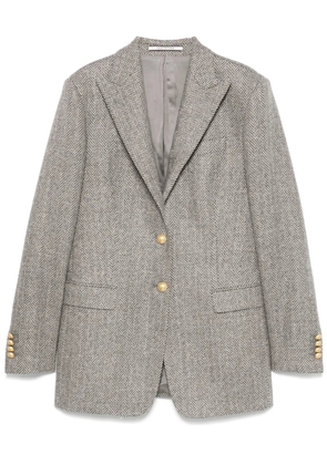 Tagliatore herringbone blazer - Grey