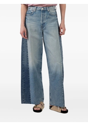 MOTHER patchwork panel jeans - Blue