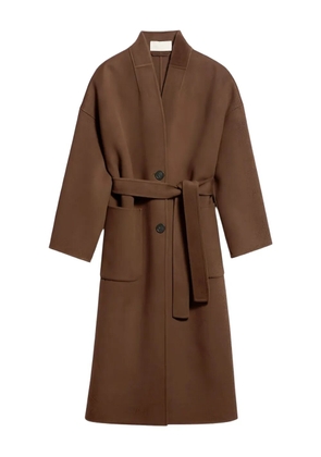 Vanessa Bruno belted patch-pocket coat - Brown