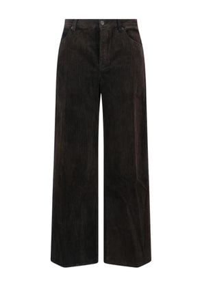 FRAME corduroy-effect trousers - Brown