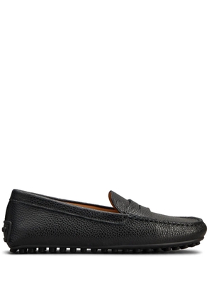 Tod's Gommino grained-leather loafers - Black