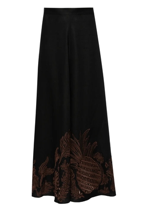 Dorothee Schumacher Exquisite Luxury linen skirt - Black