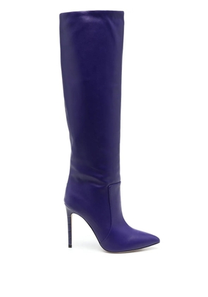 Paris Texas knee-high 100mm boots - Purple