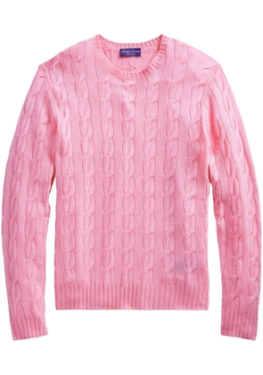 Ralph Lauren Purple Label cable-knit cashmere sweater - Pink