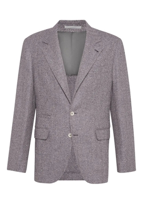 Brunello Cucinelli double-breasted blazer - Purple