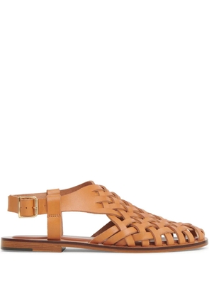Mansur Gavriel woven sandals - Brown