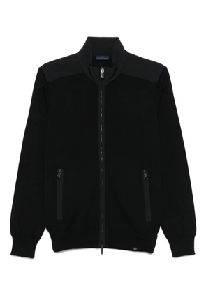 Paul & Shark wool zip-up cardigan - Black
