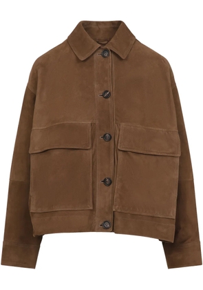 Brunello Cucinelli suede jacket - Brown