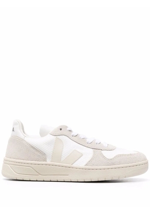 VEJA V-10 mesh low-top sneakers - White
