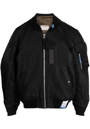 Maison MIHARA YASUHIRO panelled wool bomber jacket - Black