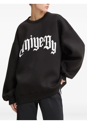 Aniye By logo-print sweatshirt - Black