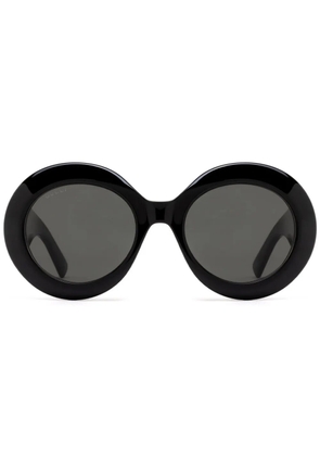 Gucci Eyewear Interlocking G oval-frame sunglasses - Black