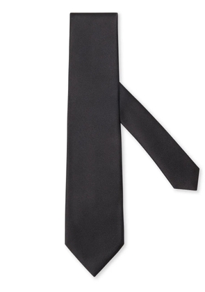 Zegna mulberry silk tie - Black