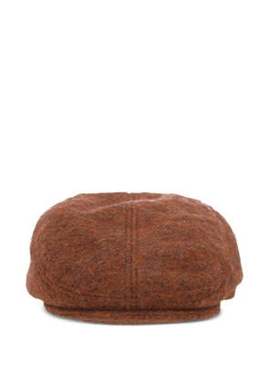 Ruslan Baginskiy logo-embroidered beret - Brown