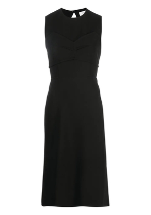 Sportmax open-back sleeveless dress - Black