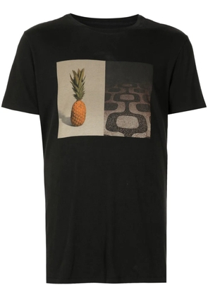 Osklen Abacaxi Calçadão cotton T-shirt - Black