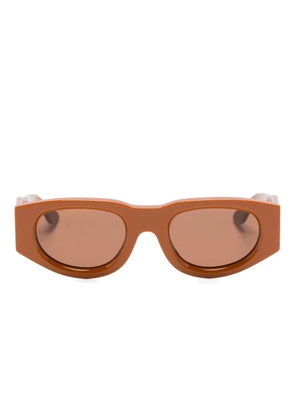 Thierry Lasry Dopamy oval-frame sunglasses - Orange