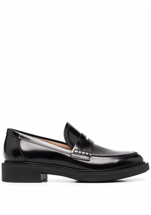 Gianvito Rossi Harris leather loafers - Black