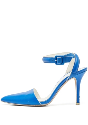 Pre-Owned Alexander Wang 90mm pointed-toe pumps - Blue